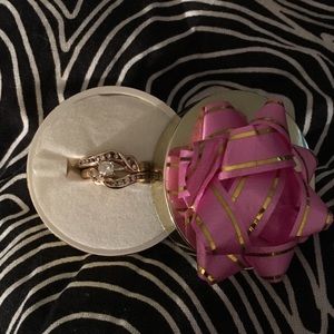 14K Gold diamond engagement ring SZ 6